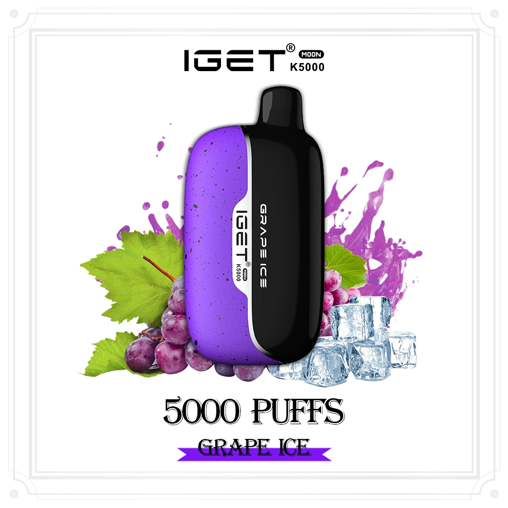 Aus Hottest Iget Moon K5000 Pre-Filled Disposable Vape 5000puffs