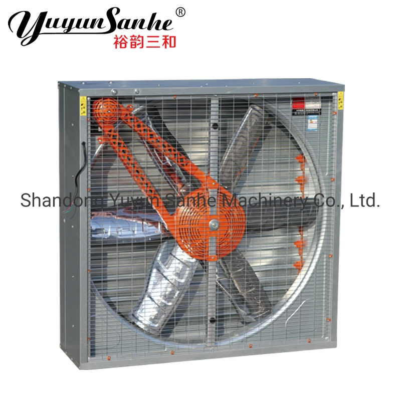 European Hot Selling Centrifugal System Opening Ventilation Exhaust Fan with Belt Cover for Poultry House Greenhouse Industry