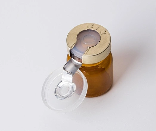 8ml Stock Amber Glass Lab Vials-2-1/2 DRAM with Plastic-Aluminum Flip Caps and Rubber Stoppers