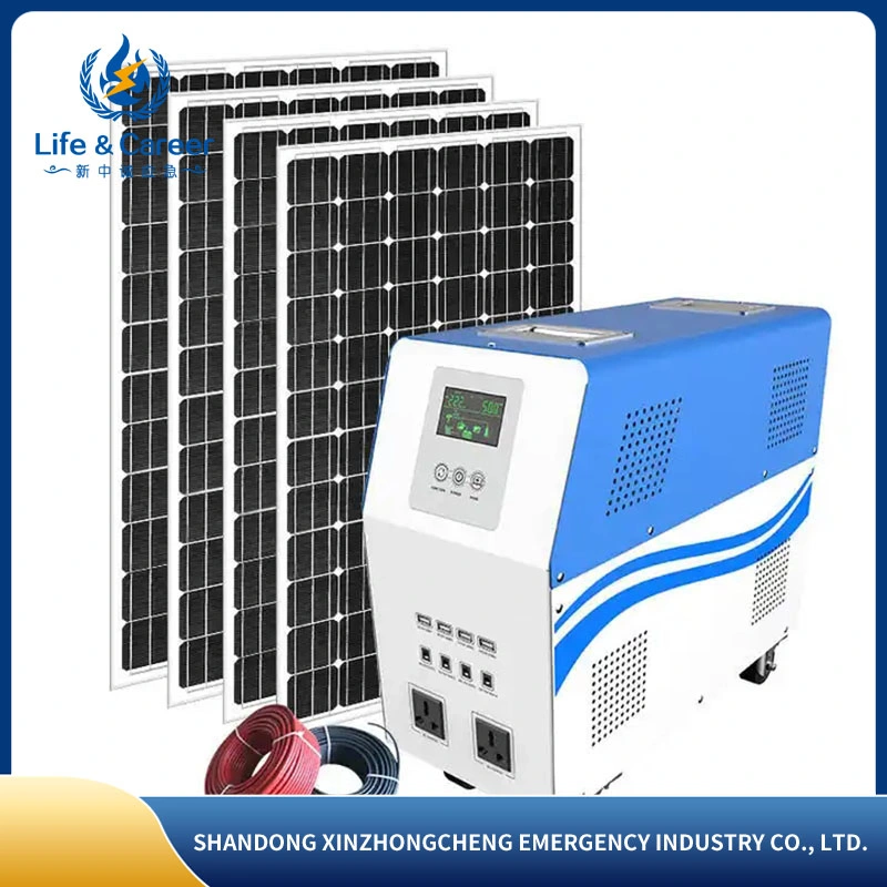 Complete Set of Household Solar Generator Equipment Photovoltaic Panel System 3000W Solar Generator