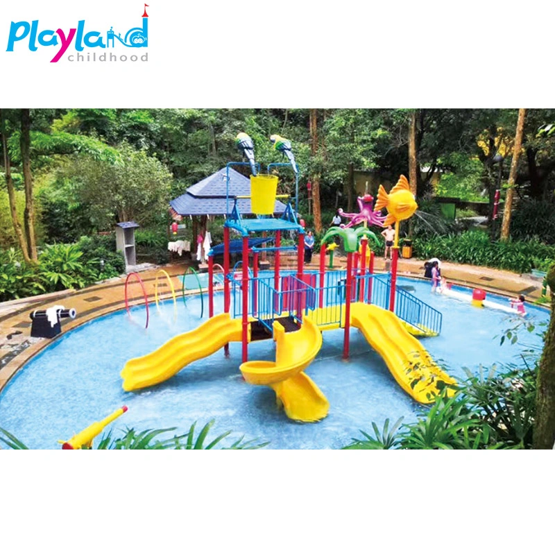 Fiberglass Water Park with Water Spray Swimming Pool Designs Toys