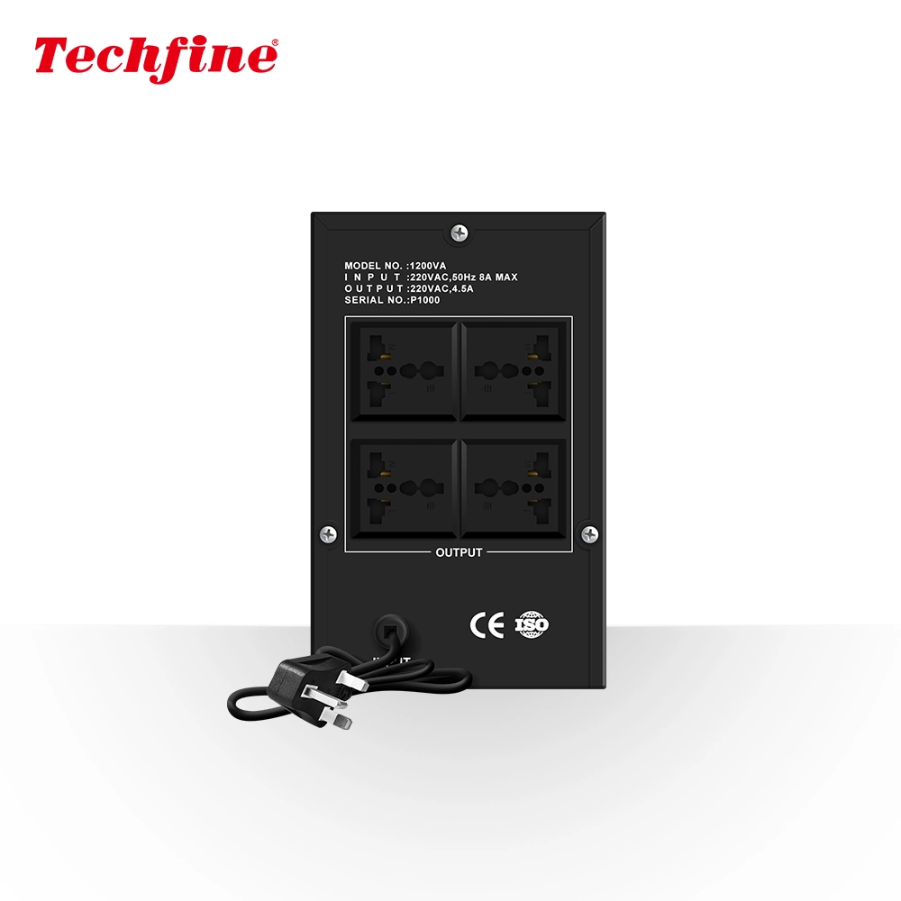 AVR Smart Offline Line Interactive LED LCD 1200va 600W UPS for Computer