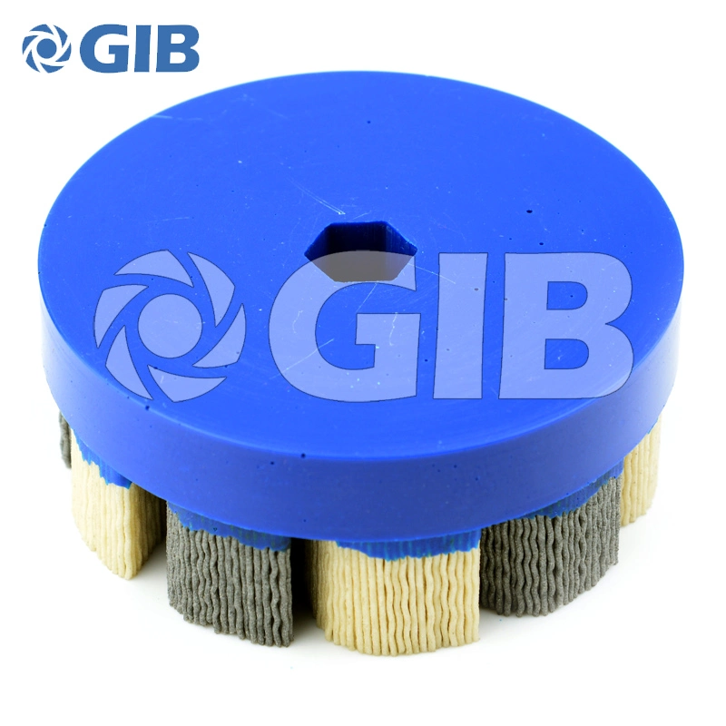 120 mm Turbine Style Ceramic Abrasive Disc Brush for Deburring