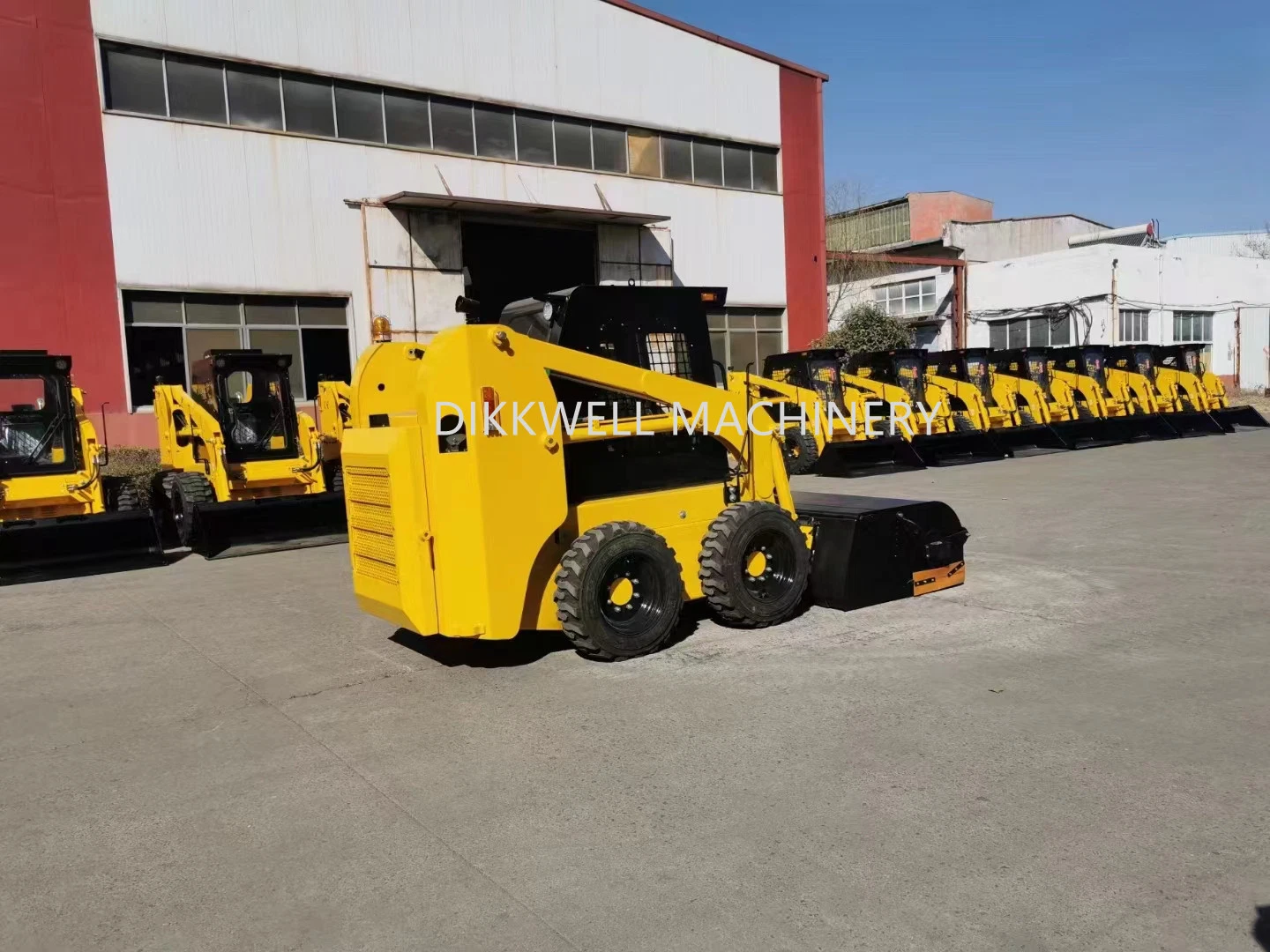 Super Monkey Official Hj120 103kw Wheel Loader Rated Load 1200kg with Weichai Engine/Various Attachments/Luxury Cap Hot Sale Skid Steer Loader