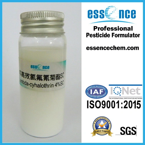 Produits chimiques agricoles insecticide lutte antiparasitaire Lambda-cyhalothrine 4% SC cas: 91465-08-6