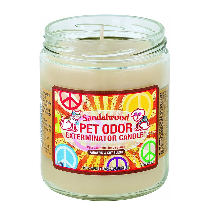 Animal Lover Gift Glass Jar Scented Pet Odour Candles