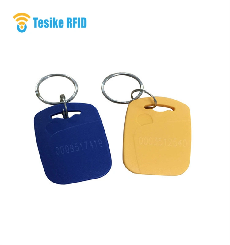 Cmyk Offset Printing Customized RFID Key Fob Rewritable 125kHz RFID Tags Em4305/Tk4100