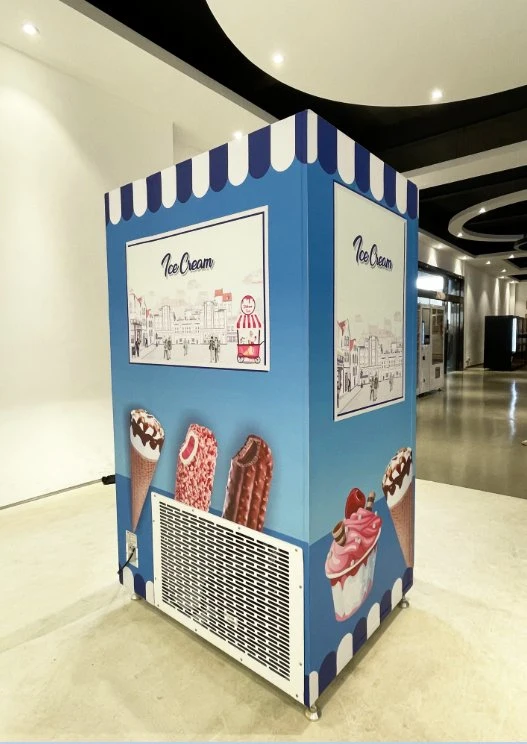 Low Price Freezer Ice Cream Vendor Vending Machine Manufacturer Company