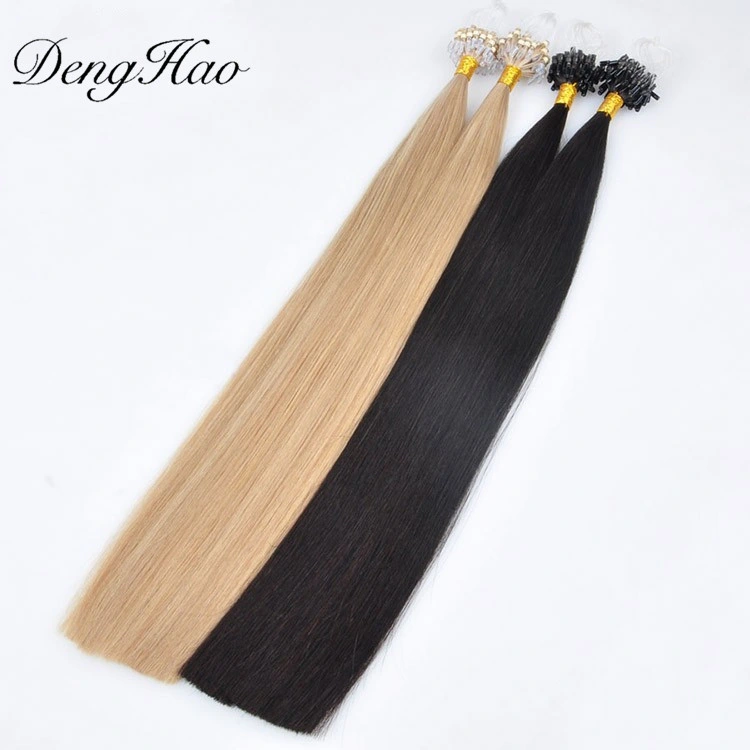 Micro-Ring Hair Extension Loop Human Hair Extension Remy Hair