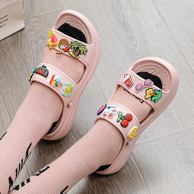 Factory Wholesale/Supplier Custom Light Weight Nonslip Women Beach Platform Sandals