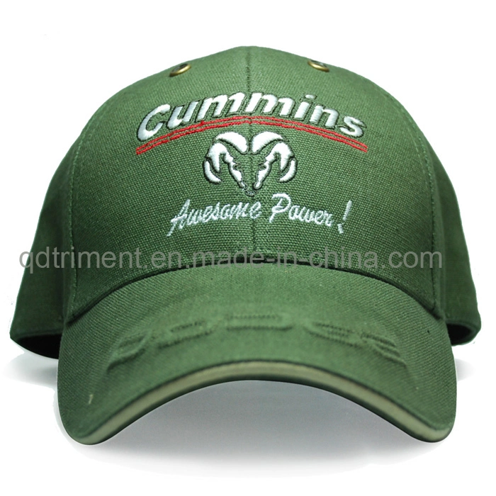 Brushed Cotton Twill Sandwich Embroidery Sport Baseball Cap (TRB040)