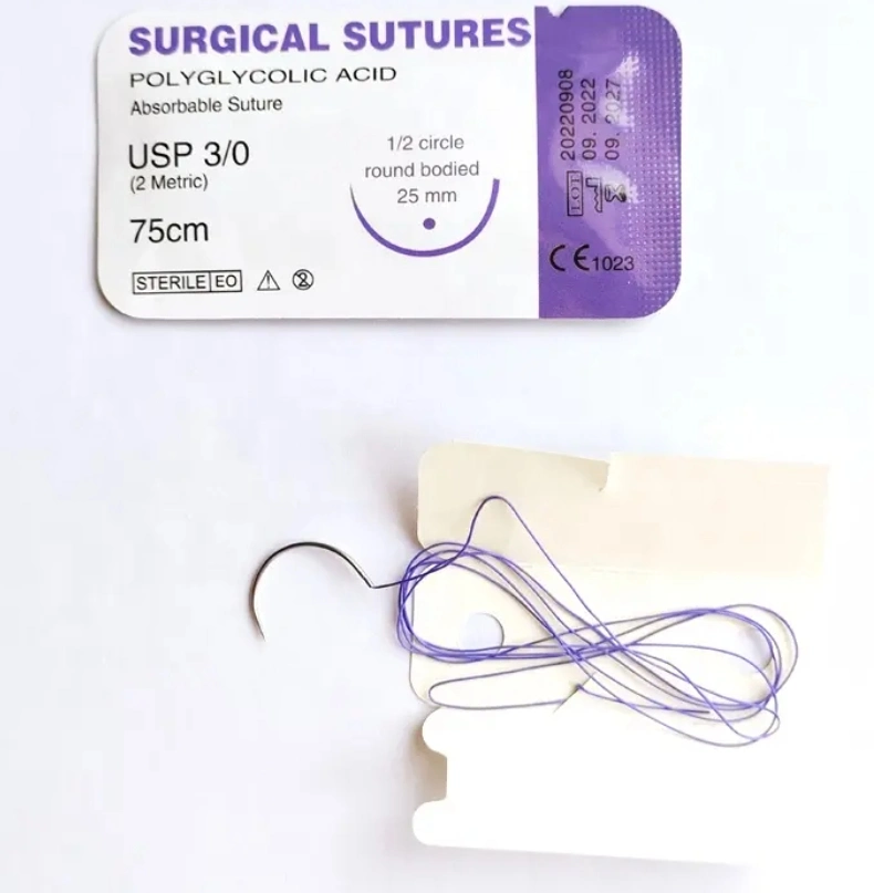 Suture Absorbable Different Types Suturas Quirurgicas Nylon Monofilament Vicry Surgical Sutures