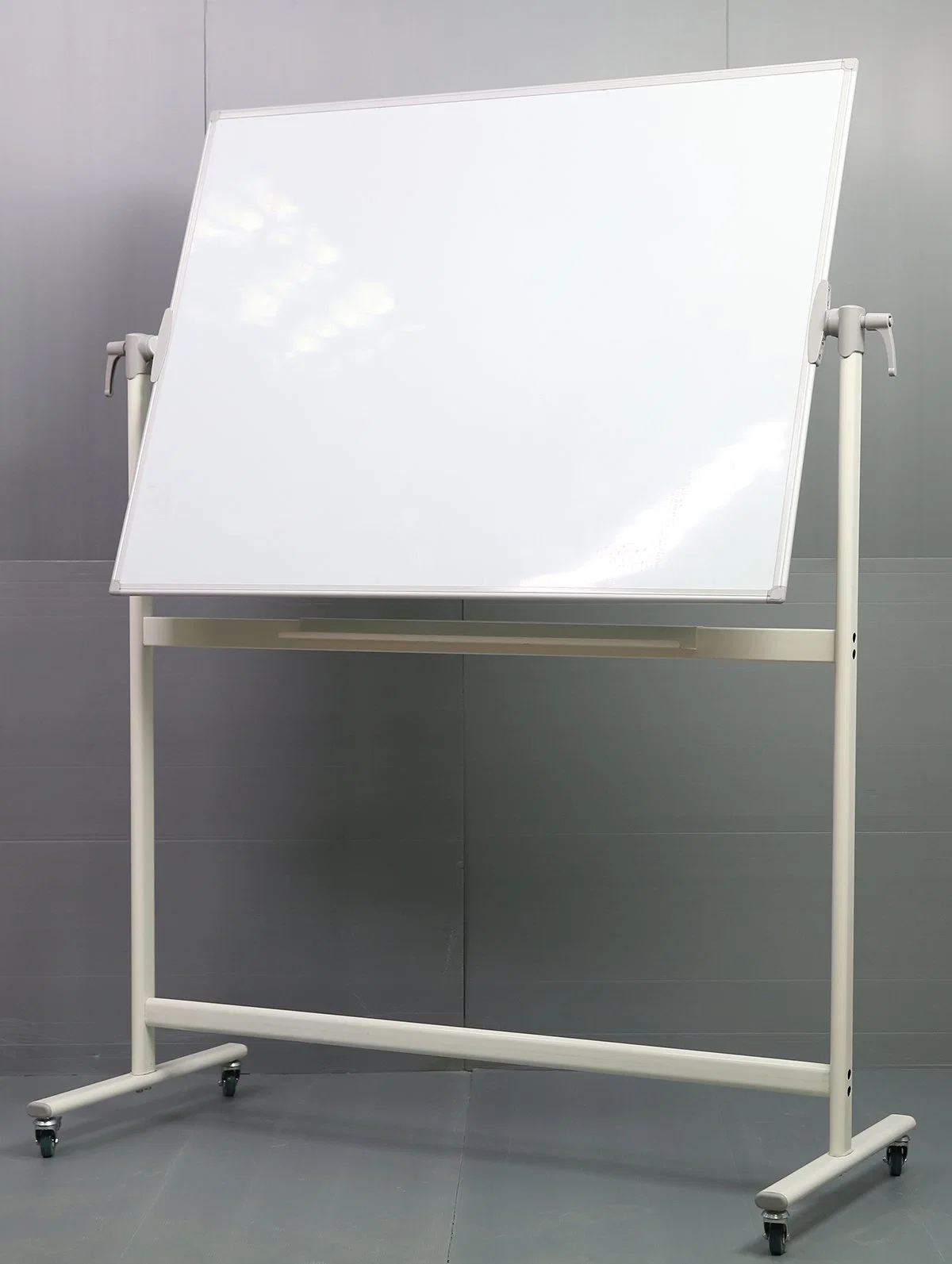 As03 90*120cm Double Side Whiteboard with Stand and 4 Castors