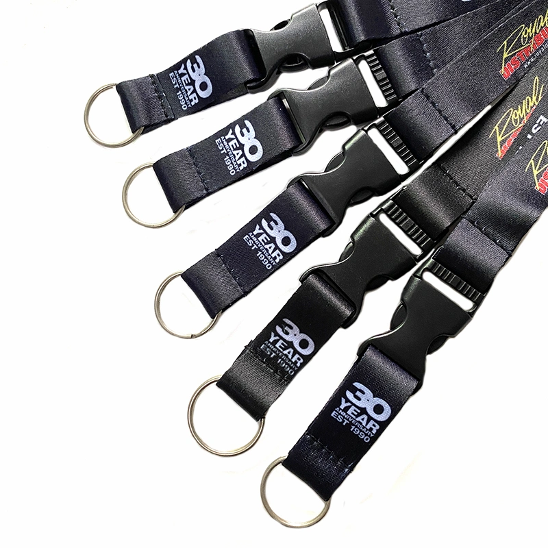 Hot Selling Printing Cool Designs Sports Polyester Custom Lanyard with Heat Transfer Logo