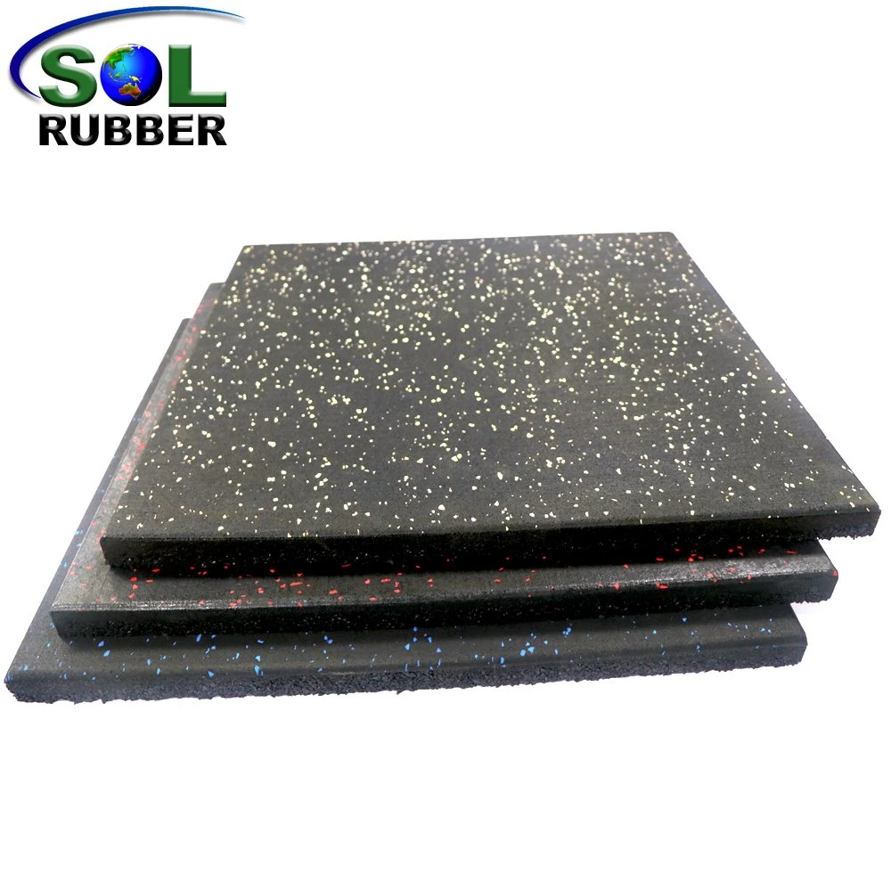 Sol Durable Gym Product Piso De Caucho Antideslizante Rubber Sport Floor Mat