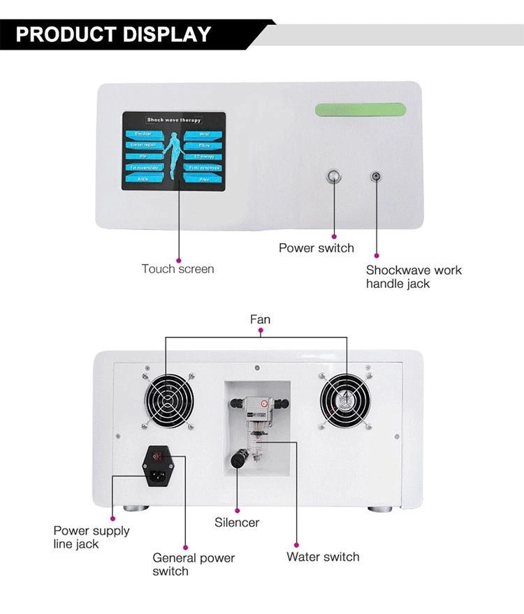 Safe and Painless Shockwave Body Equipment for All Skin Types Beauty Machine