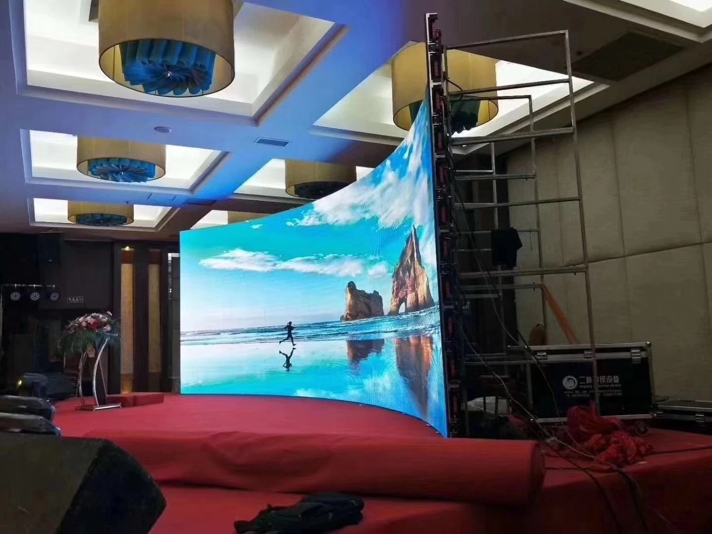 P2.976mm Customized Indoor Full Color LED Electronic Advertising Display