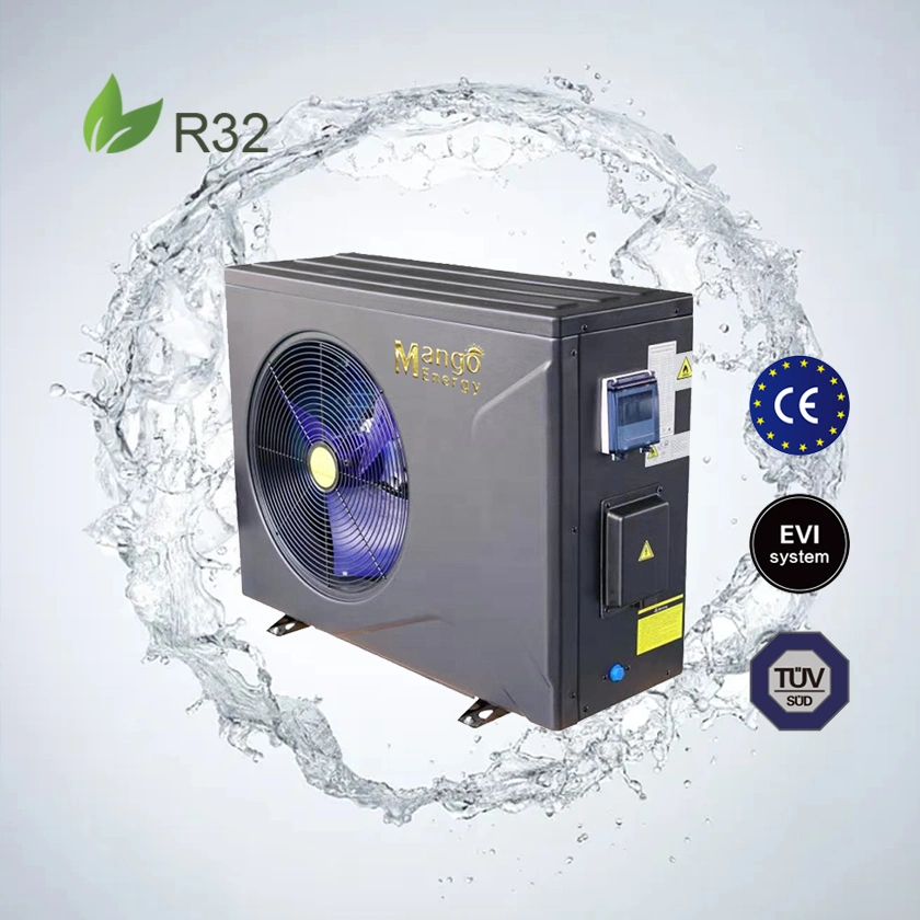 R32 Inverter Solar Source Swimming Pool Heat Pump Natural Swimming Pool Heater and Cooler Circulation Water Heating 2 Years