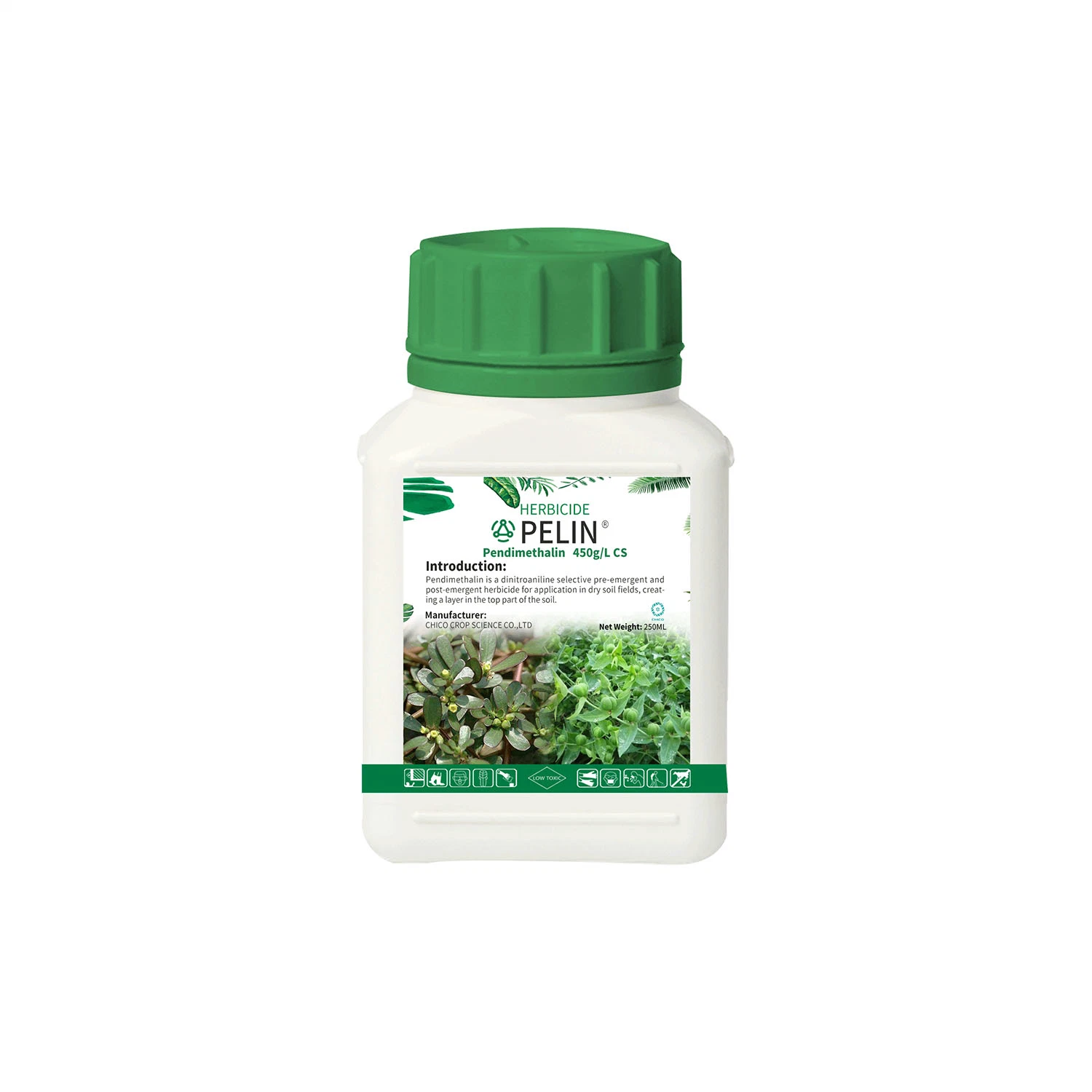 Pendimetalina 450g/L herbicida Weedicide CS un amplio espectro de productos del campo de repollo tomate