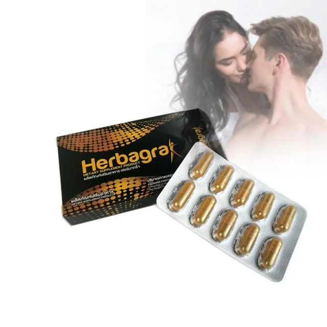 Horny Goat Weed Strong Men Capsules for Libido Enhancement Prostate Supplement