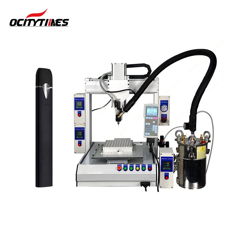 Best Filler 2022 Ocitytimes F1 Cartridge Disposable/Chargeable Vape Filling Machine with Custom Cart Trays