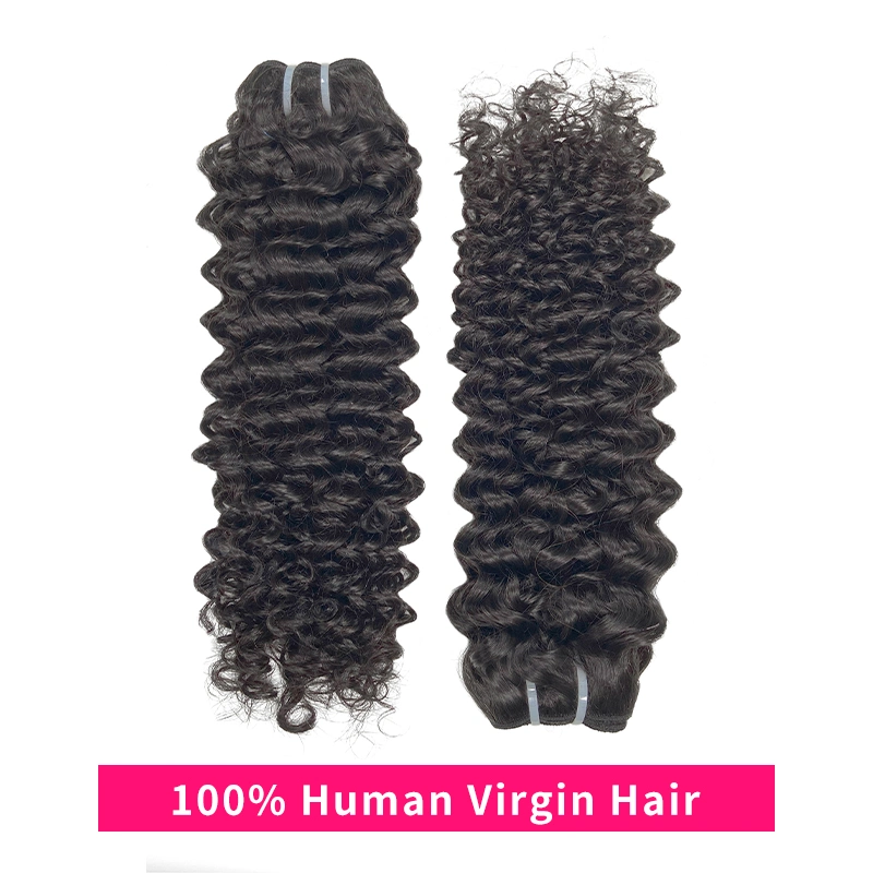 Fblhair 100 Virgen Brasileño Natural Curly pelo tejido Productos uno Paquete