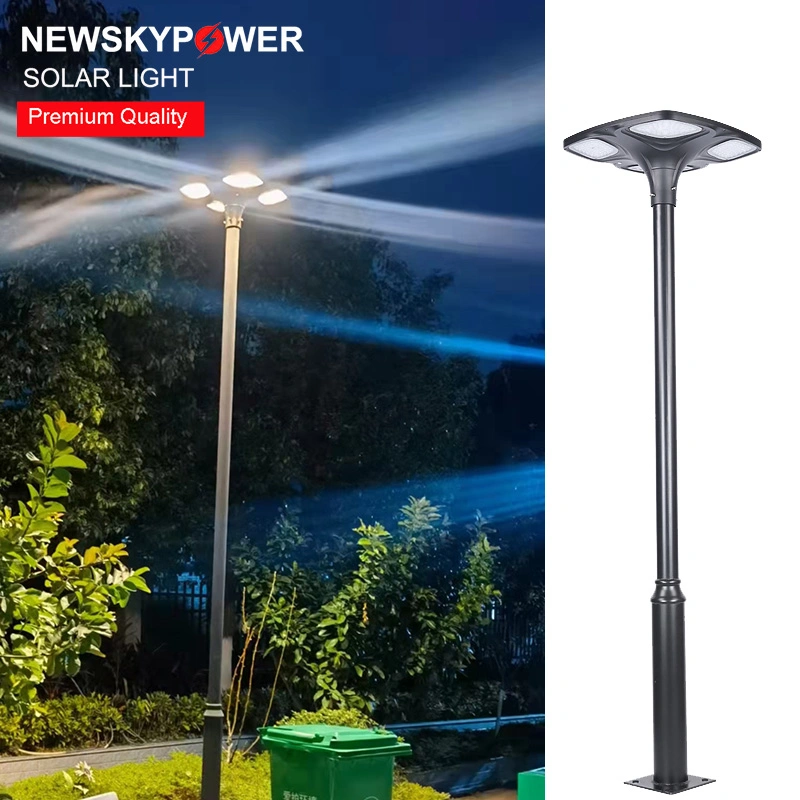 Commercial Super Bright Outdoor Waterproof Aluminium 40W Post LED Garden Solar Pole Lamp with CE