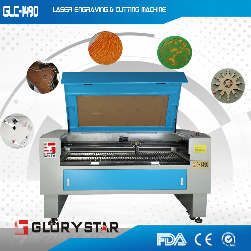 Glorystar láser de CO2 Máquina de corte de madera Madera láser cortador (GLC-1490)