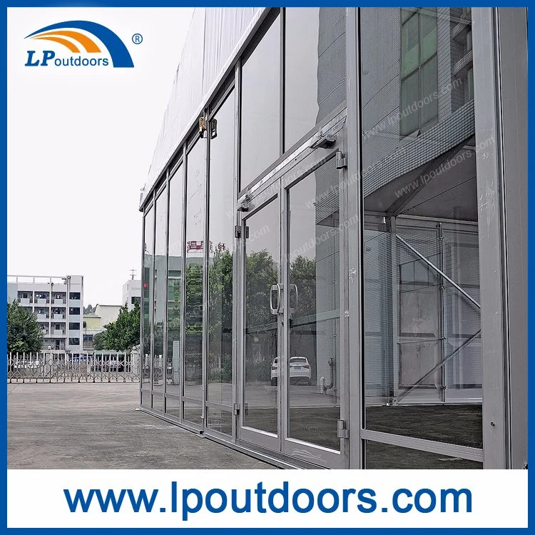 Outdoor Large Glass Panel with Door Exhibition Tent for Event