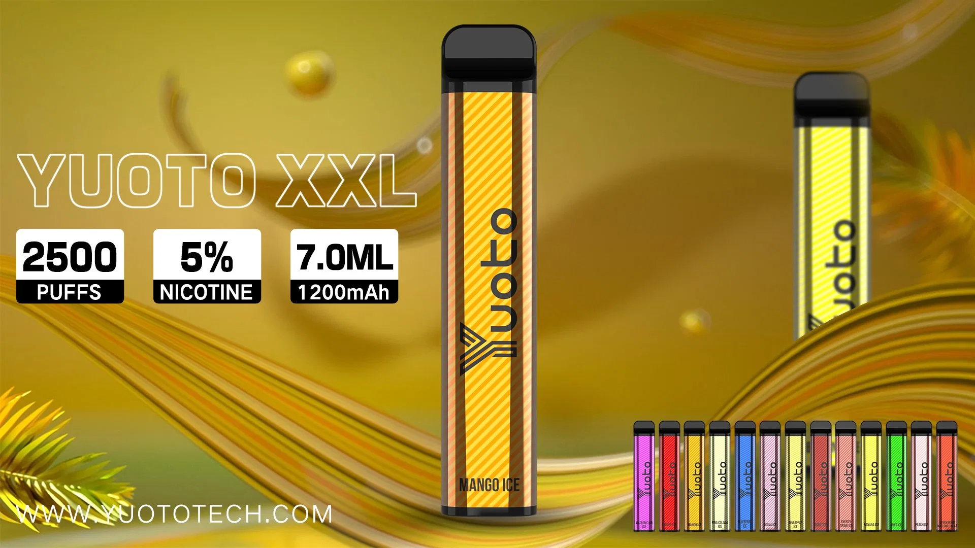 Fast Delivery Youto XXL 2500 Puff Bar 1200mAh Wholesale/Supplier Disposable/Chargeable Vape Pod