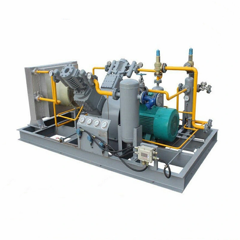 High Pressure 250 Bar Station Booster Piston Natural Gas Reciprocating CNG Oil Well Gas Compressor Manufacturer