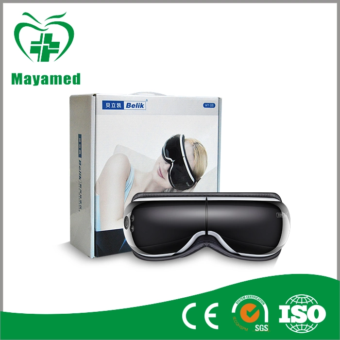 Lunettes de massage manuelles portables avec vibration oculaire, pliables, rechargeables, Belik Masseur pour les yeux