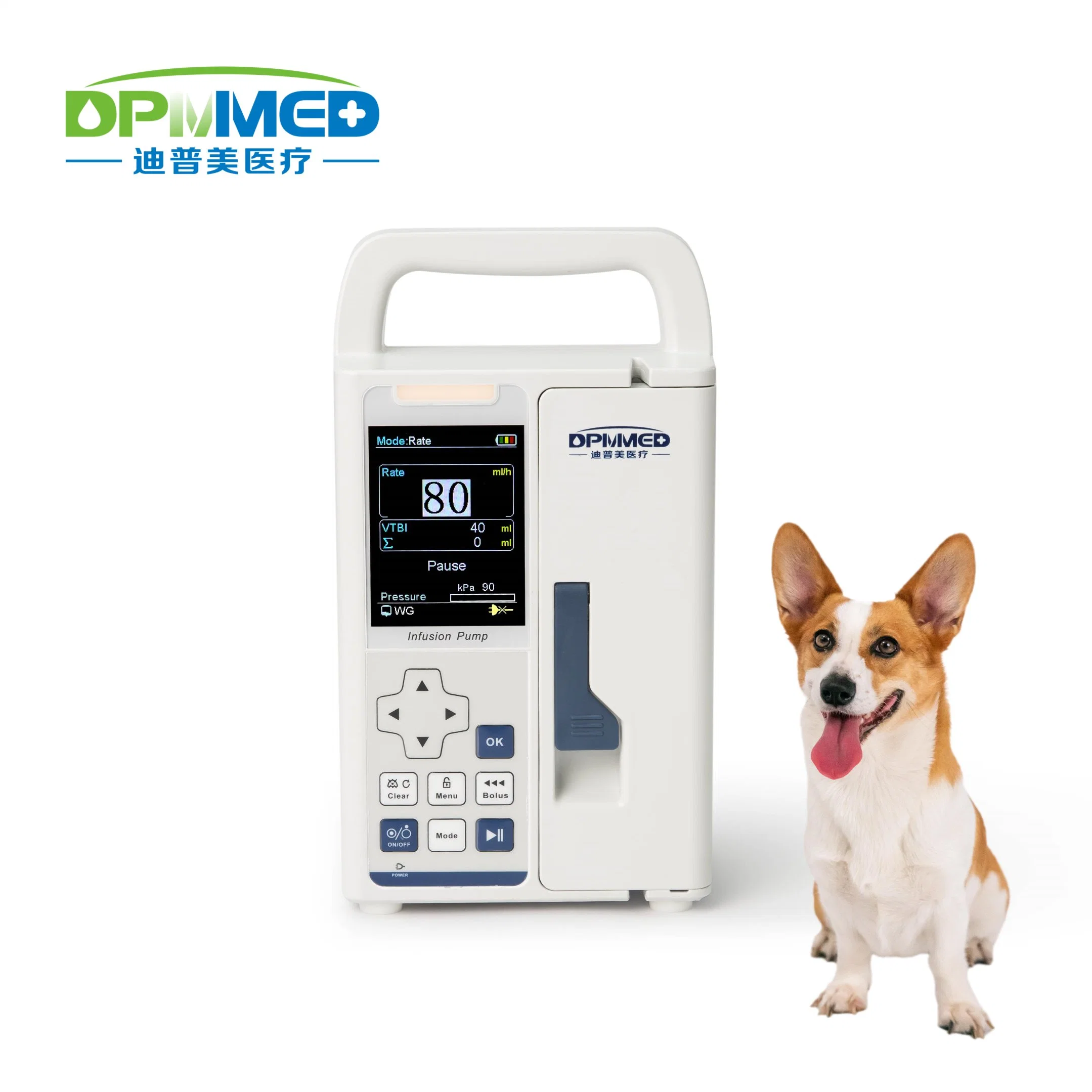 Professional Medical Equipment Micro Portable Smart Veterinary Medical Peristaltic Infusion Pump