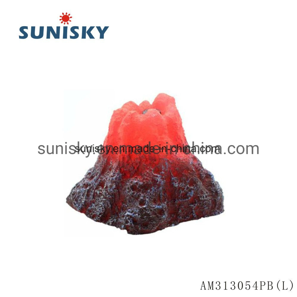 Aquarium Accessories Artificial Volcano with Bubbling Am313062pb S