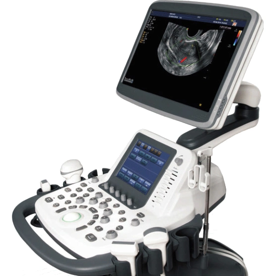 Sonoscape P9 S22 Pregnant Diagnosis Trolley Color Doppler Ultrasound Machine With 4 Probe
