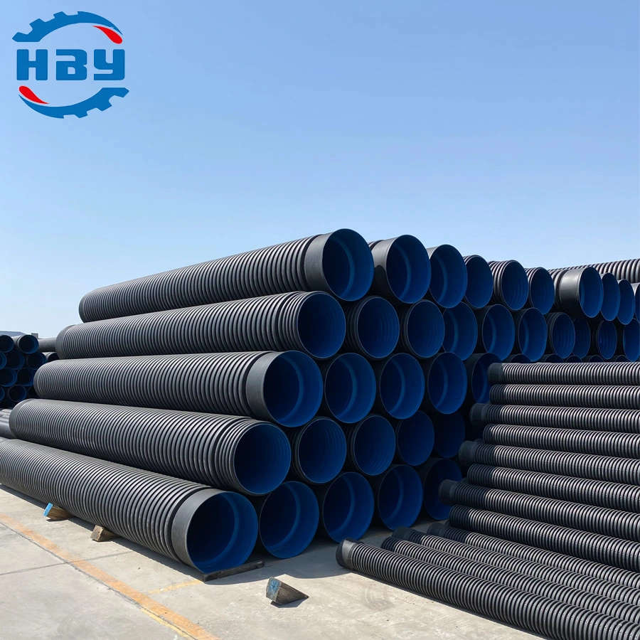 أنبوب متمدد مزدوج الجدار HDPE مقاس 300 مم لبناء الصرف بالجملة السعر