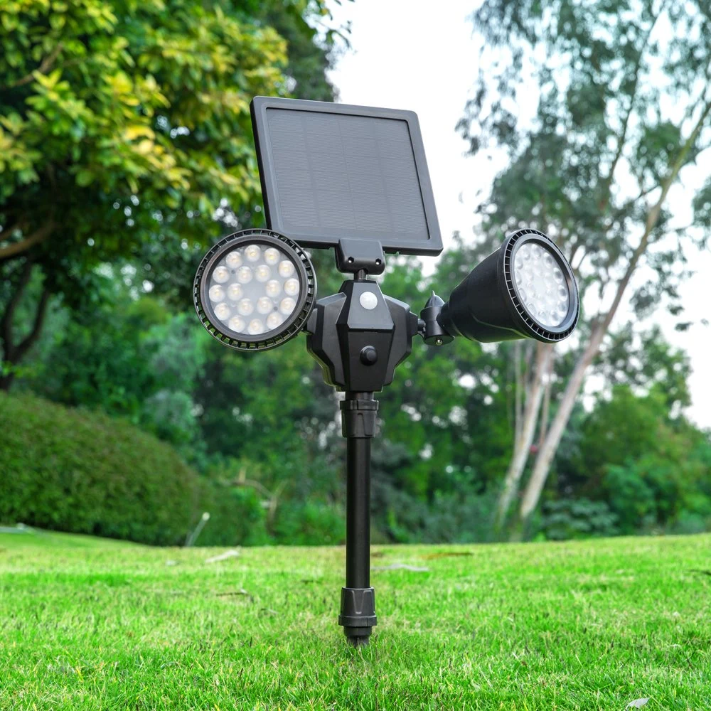 Economical Price 3-Head 270 Degree Rotatable Wall Light Outdoor Garden LED Intelligent Solar Sensor Wall Light Street Light Lamp