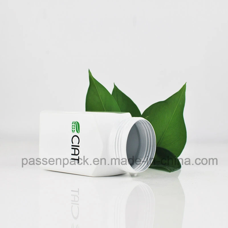 Aluminum Bottle Square Bottle White Container Cosmetic Package Medical Package