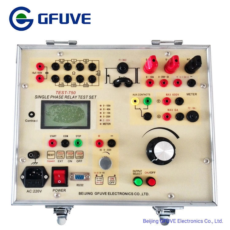 Gfuve Monofásico Relaytestset Universal Caixa de corrente secundária Testador de injecção