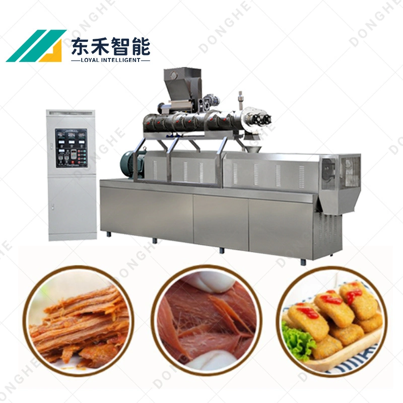 Soya Chunks Meat Making Machine Soy Protein Manufacturing Extruder Production Line