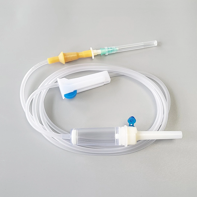 Kit d'administration IV médical stérile à usage unique, tubulure de perfusion