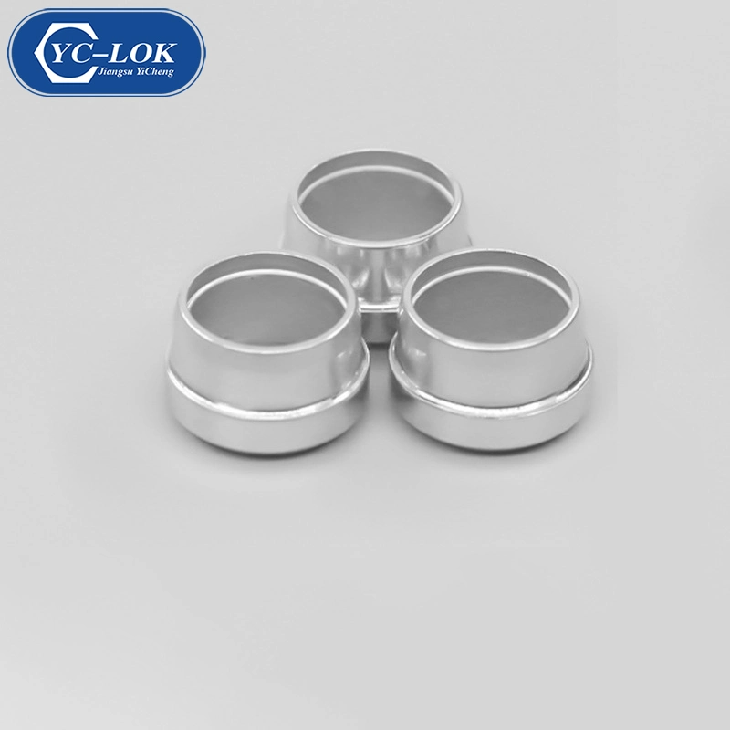 Double Edge Ferrule German Standard Ring Stainless Steel Carbon Steel Progressive Parker Hydraulic Fittings