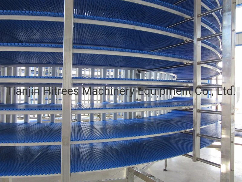 Food Cooling/Cooling Type Modular Belt Spiral Conveyor