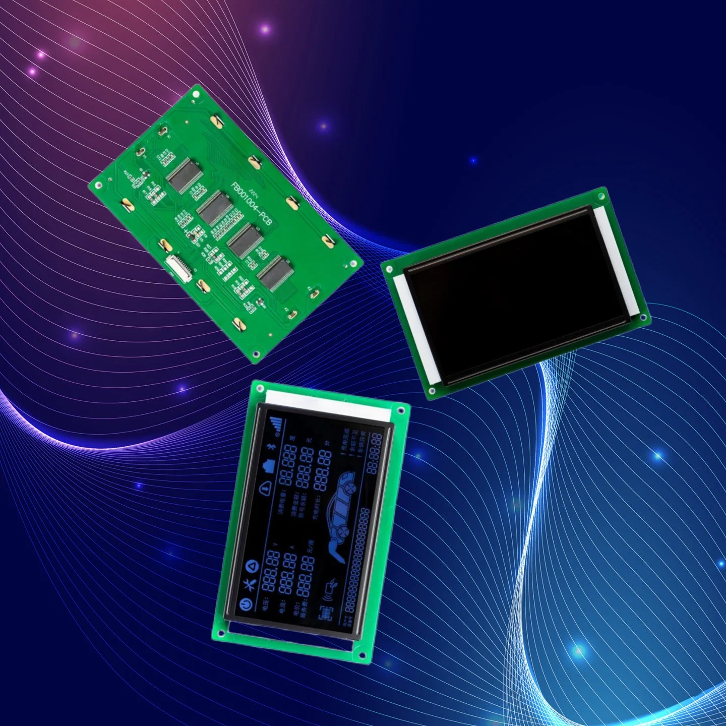 LCM COB COG LCD-Modul Segmentanzeige für Batterieenergie Speichersystem