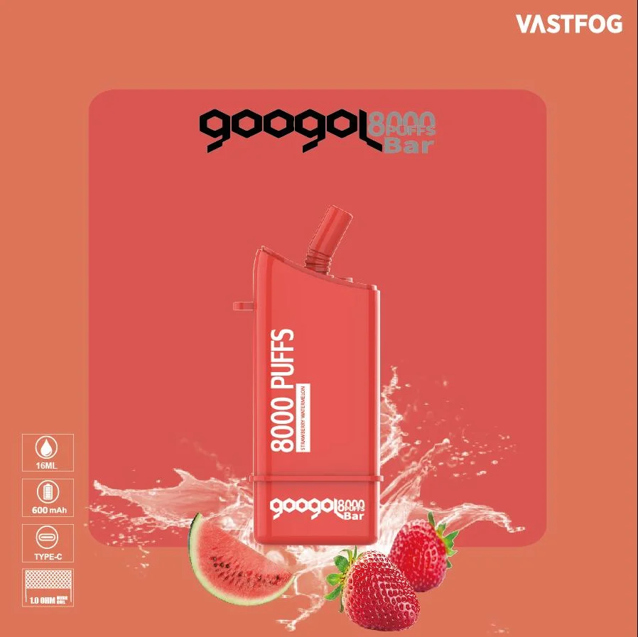 Vastfog original Googol Bar 8000 Kit de cigarrillo E Vs Tornado 7000 9000 10000 bocanadas Supbliss Bingo 8000 Recargable Vape desechables bobina de malla Vapes Pen