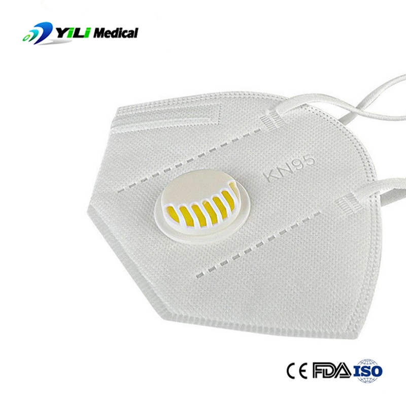 FFP2 N95 KN95 Breathing Valve Air Filter Pm 2.5 Face Mask