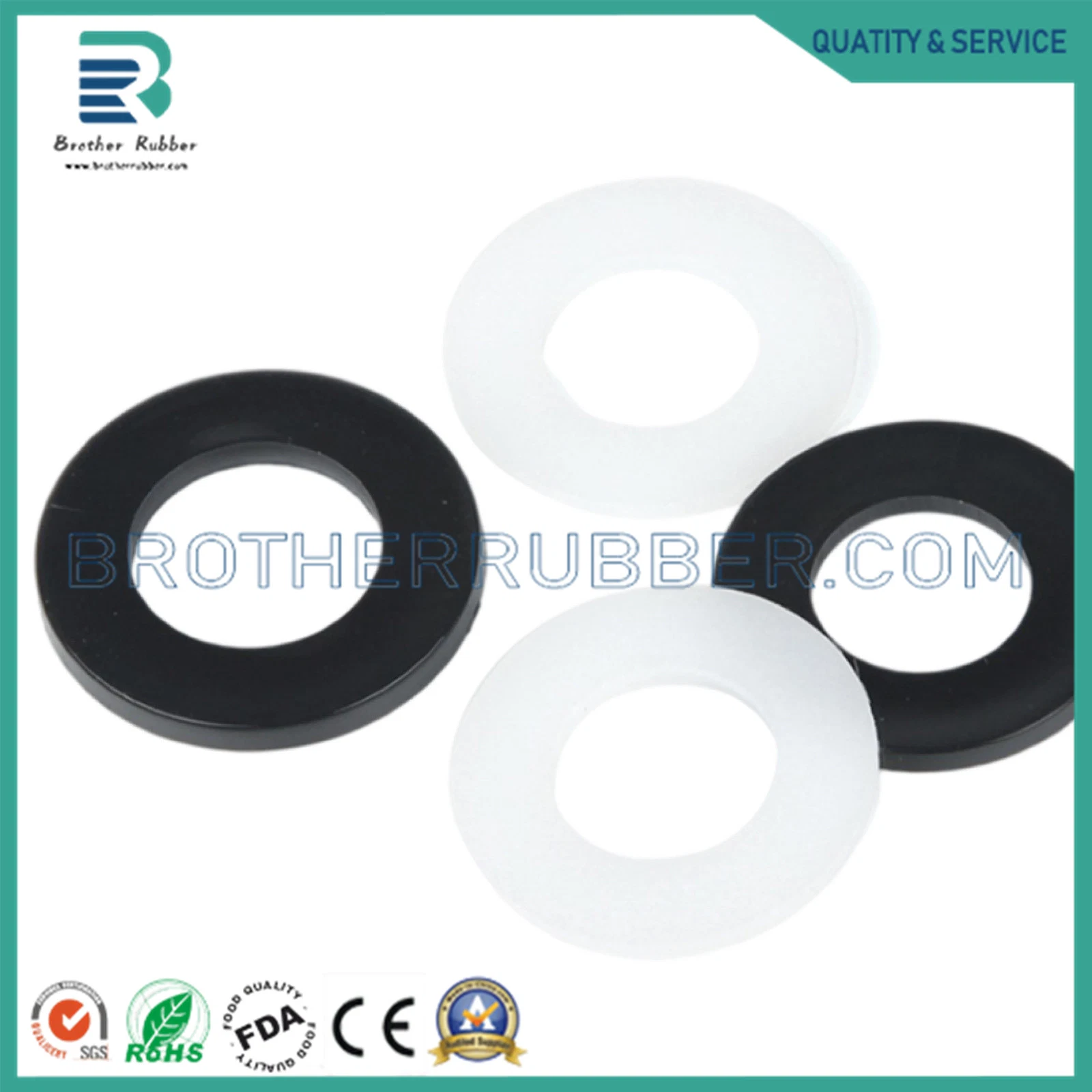 Food Grade Tri Clamp Fittings Seal Ferrule Silicone Rubber Gasket