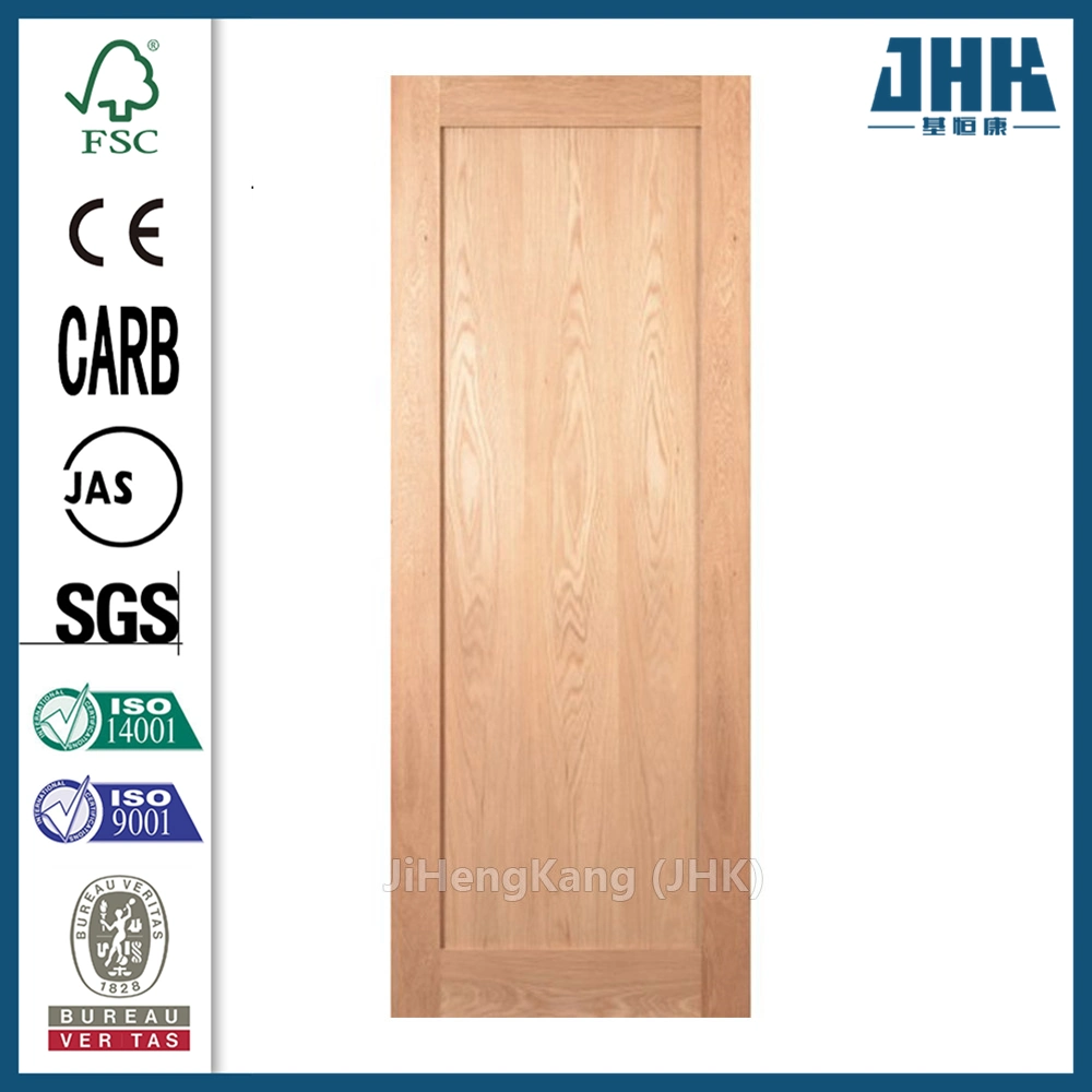 Étude Jhjk PVC MDF placage à noyau creux Shaker porte en bois