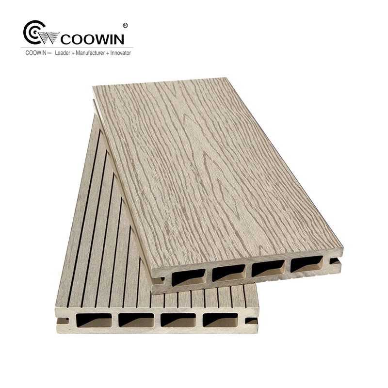 Tw-02b Coowin Nueva resistente al agua, cubiertas ecológicas WPC Piso/Board/Ingeniería de materiales de construcción de pisos de madera