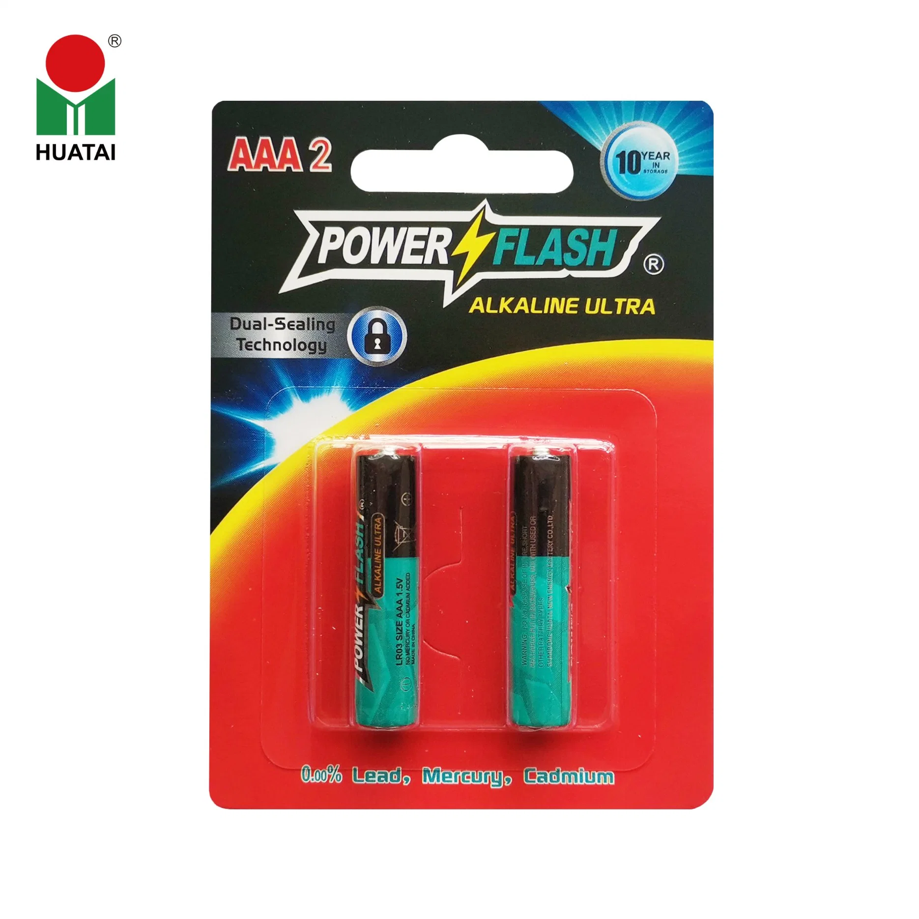 Alkaline Battery Lr20 D Size 1.5V Primary Dry Battery for Flashlight